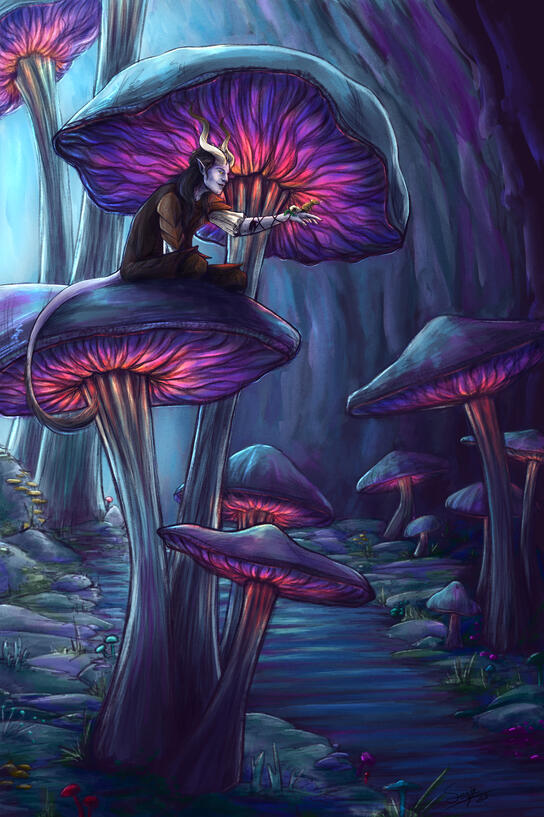 Illustrative painting, 2023